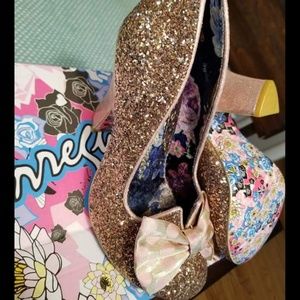Irregular Choice Pink/Gold Nick of Times